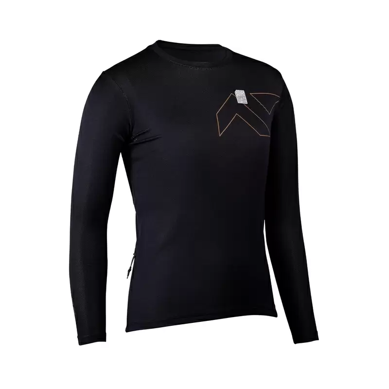 Maglia Maniche Lunghe MTB Trail 3.0 Donna Nero Taglia S - image