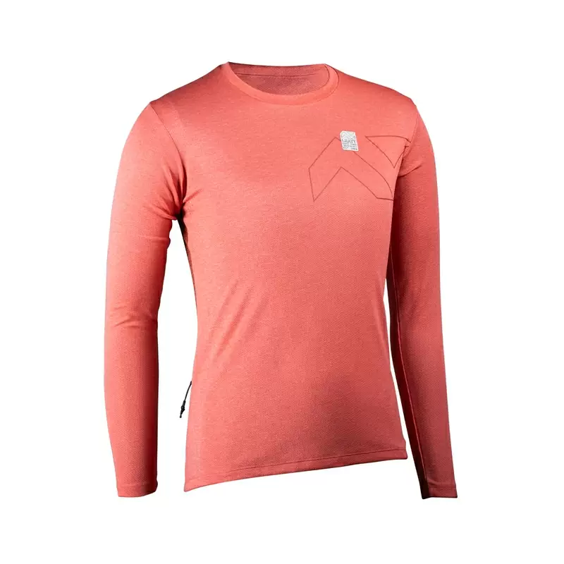 Maglia Maniche Lunghe MTB Trail 3.0 Donna Rosa Taglia S - image