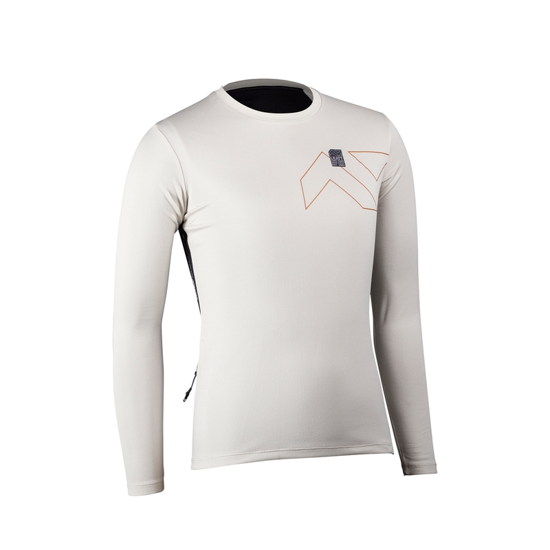 Maglia Maniche Lunghe MTB Trail 3.0 Donna Bianco Taglia XS