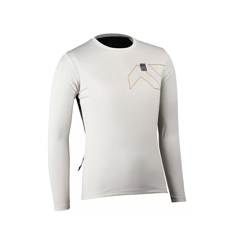 Maglia Maniche Lunghe MTB Trail 3.0 Donna Bianco Taglia S - image