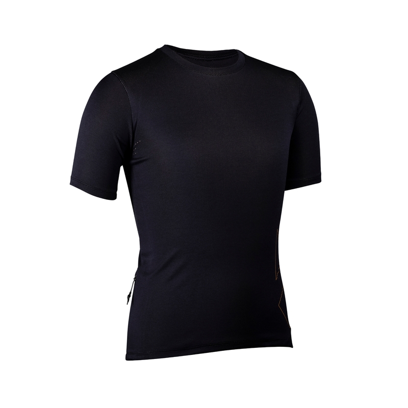 Maglia Maniche Corte MTB Trail 2.0 Donna Nero Taglia S