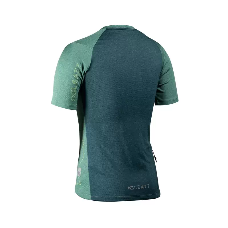 Maillot Femme VTT Trail 2.0 Manches Courtes Pétrole Taille S #1