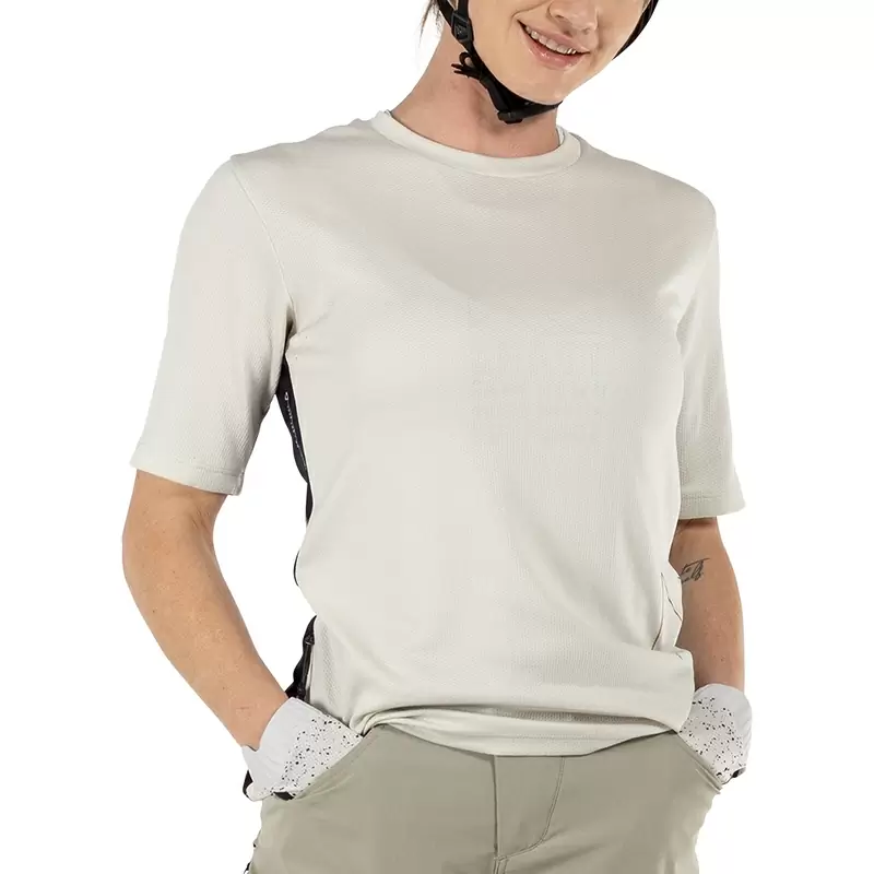 Maillot Femme VTT Trail 2.0 Manches Courtes Blanc Taille S #6