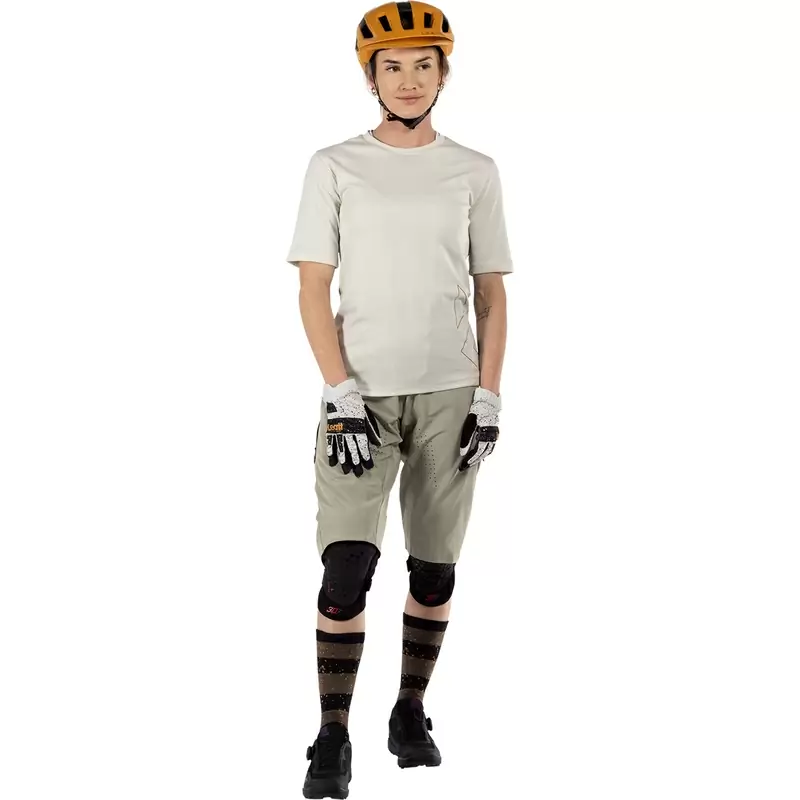Maillot Femme VTT Trail 2.0 Manches Courtes Blanc Taille S #7