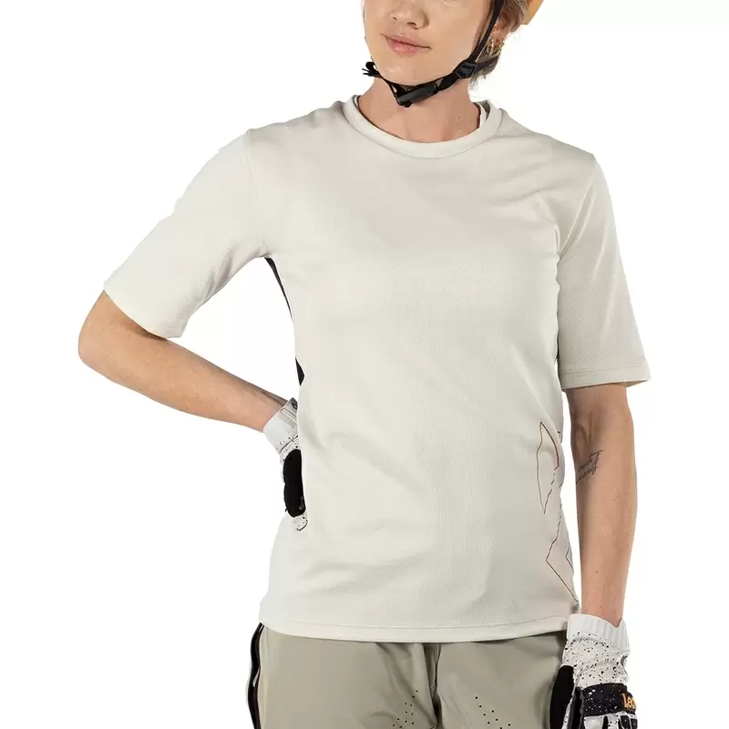 Maillot Femme VTT Trail 2.0 Manches Courtes Blanc Taille L #5