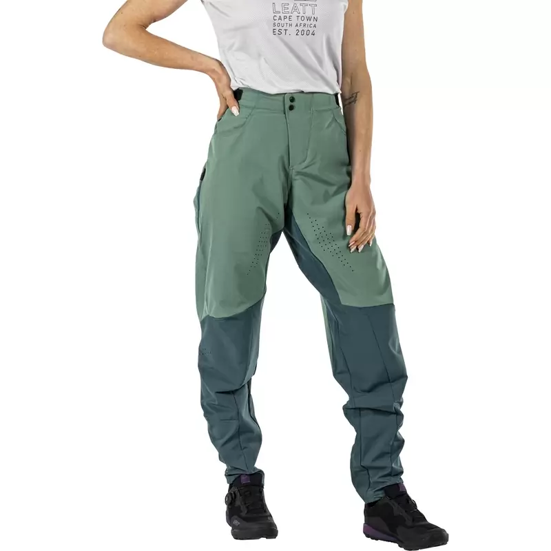 Pantaloni Lunghi MTB Trail 2.0 Donna Verde Taglia S #7