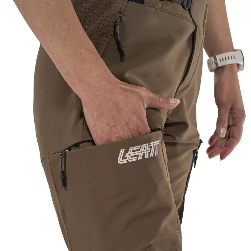 Pantaloni Lunghi MTB Enduro 4.0 Donna Marrone/Nero Taglia M #3