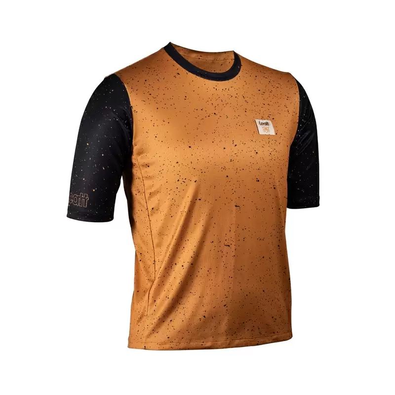 Maglia Maniche Corte MTB Enduro 3.0 Donna Marrone/Nero Taglia S - image