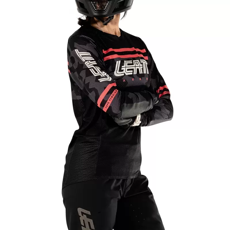 MTB Gravity 4.0 Langarmtrikot Damen Schwarz Größe M #6