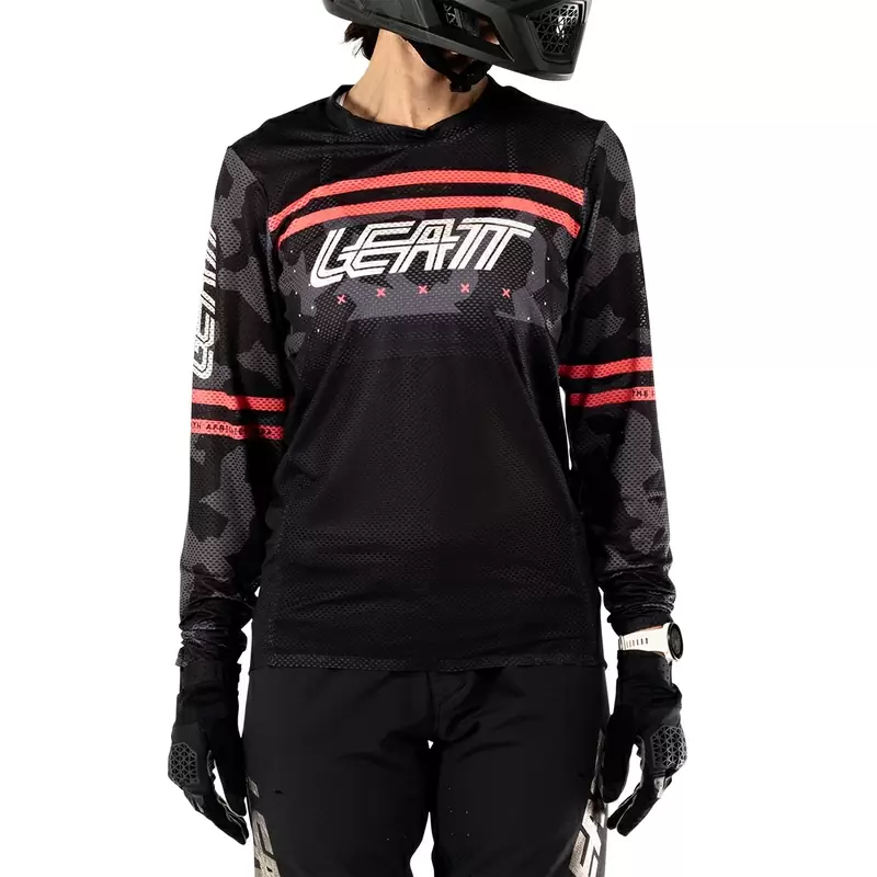 MTB Gravity 4.0 Langarmtrikot Damen Schwarz Größe M #8