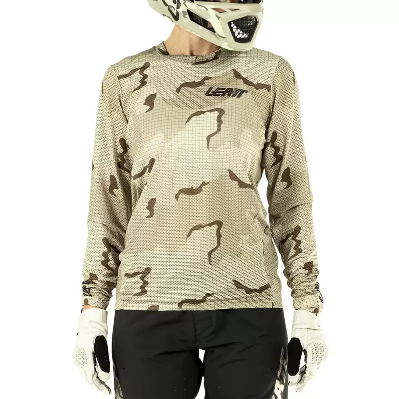 Maillot VTT Femme Gravity 4.0 Manches Longues Gris Camo Taille L #5