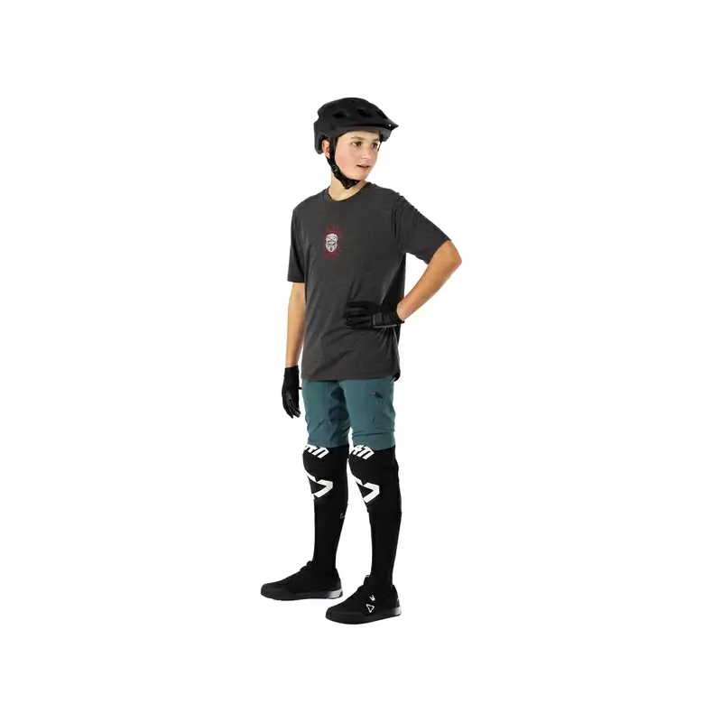 Maillot VTT Manches Courtes AllMtn 2.0 Enfant Noir Taille XL (150-160cm) #4