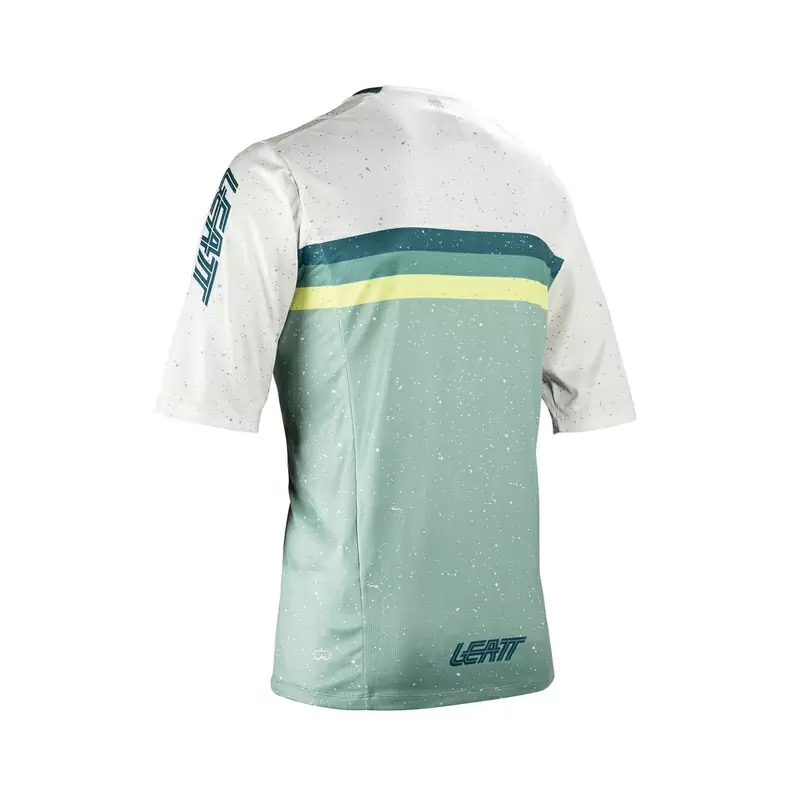 Maglia Maniche Corte MTB Enduro 3.0 Bambino Bianco/Verde Taglia M (130-140cm) #7