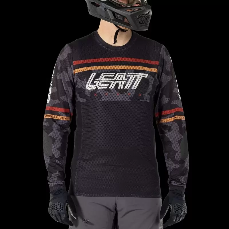 MTB Gravity 4.0 Long Sleeve Jersey Black Size S #7