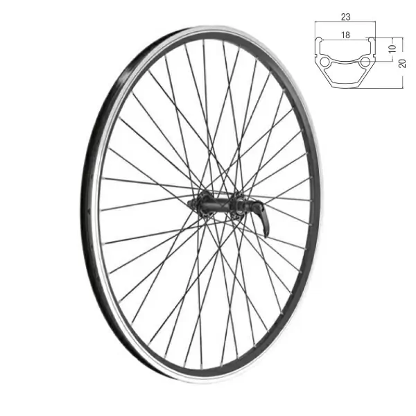 Rueda delantera v-brake 29'' Kauris 2.0 negra #1