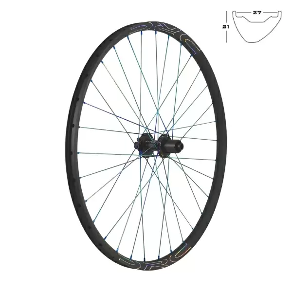 Rueda Trasera Xen Replica 29'' 27mm Boost 12x148mm Polar Blue LTD Blue Shimano Microspline 12v #1