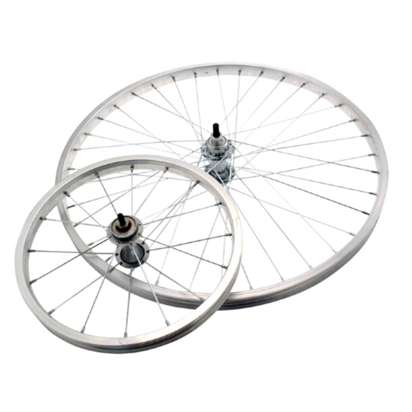 Roue arrière à FIGLET CITY 28X5 / 8 PUR 3/8, roulements, moyeu en aluminium 7/8 V, cercle d'alumine
