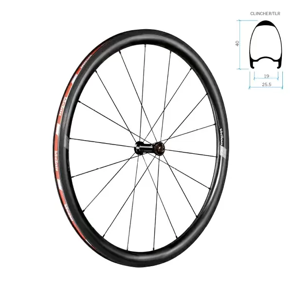 Pair wheels SC40 Tubeless ready Shimano 10/11s #1