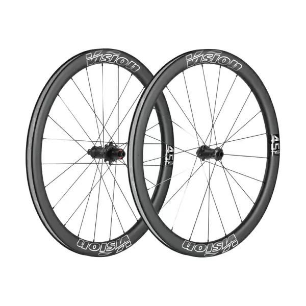 Couple wheels metron 45 sl silver decal centerlock tubeless ready bodice sram xdr 12v #1