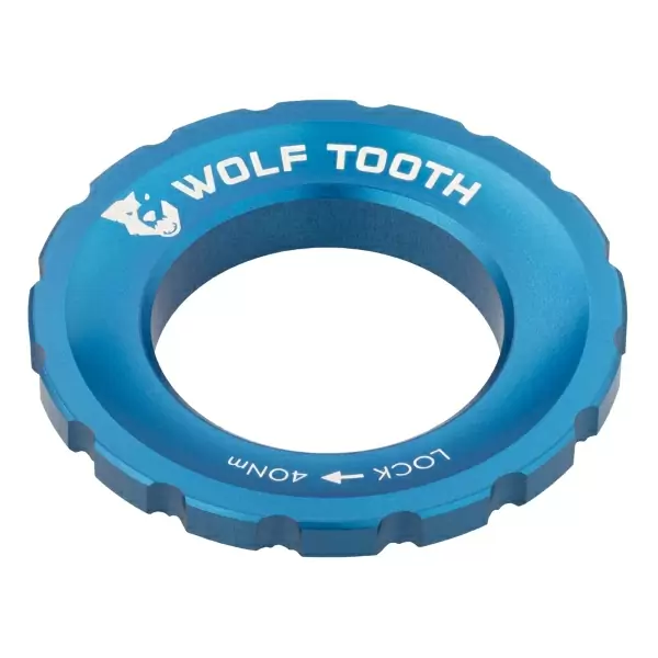 Lockring Cierre de disco Centerlock Anillo externo azul - image