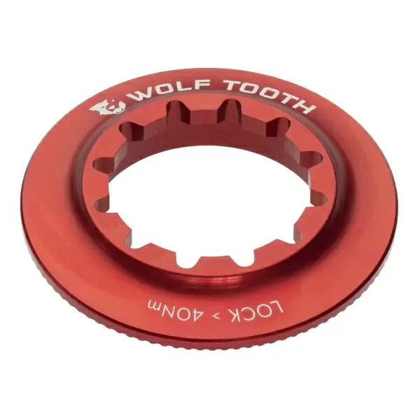 Lockring Chiusura Disco Centerlock Ghiera Interna Rosso - image