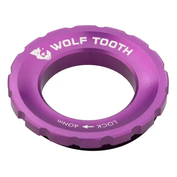 Lockring Chiusura Disco Centerlock Ghiera Esterna Viola - image