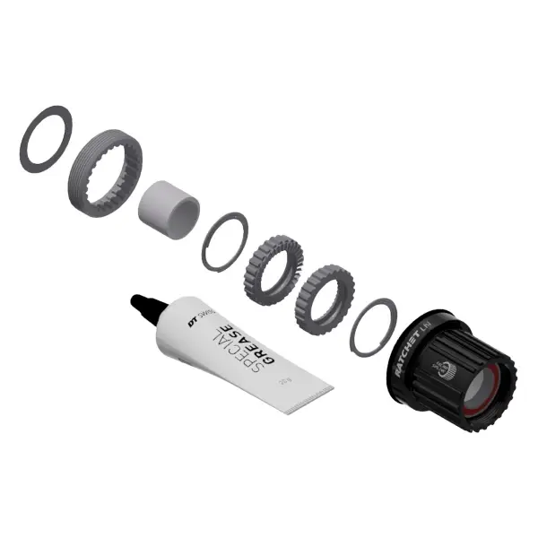 Kit Conversione Da 3-Cricchette A Ratchet Ln Mtb 36 Denti Alluminio Shimano Microspline 12v - image