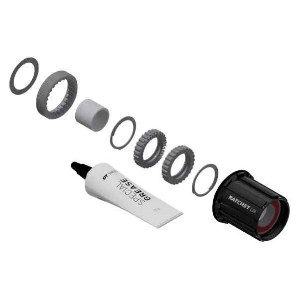 Kit Conversione Da 3-Cricchette A Ratchet Ln Mtb 36 Denti Alluminio Shimano HG 11v - image