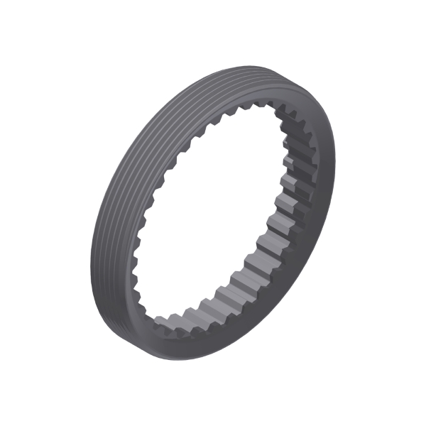 Cremagliera Alluminio M45x2-2 mm per mozzi Ratchet DEG