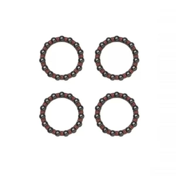 R3DB-004 Rodamientos de cubo de bolas enjaulados de acero 4 piezas #1