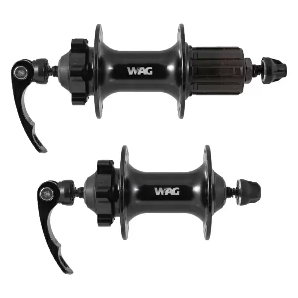 Coppia Mozzi MTB Sgancio Rapido IS 6 Fori Corpetto Shimano HG 10/11v 36 Fori #1