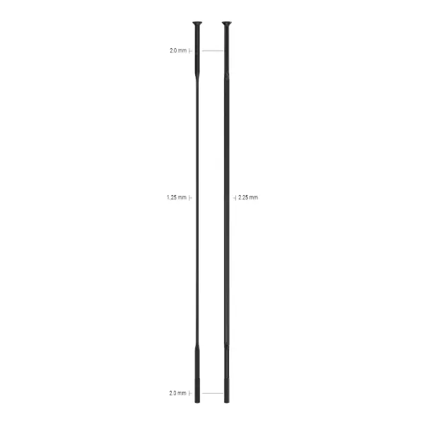 CX-SPRINT INAX TEST I-DRITTA 232 mm, black, 4-piece packaging - image