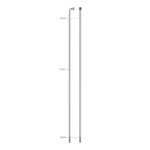 2 2.6 J-Bend 130 mm, Silver, 4-piece package ray. - image