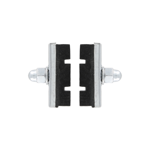 Pair of serrated sport brake pads 40mm 2 pcs