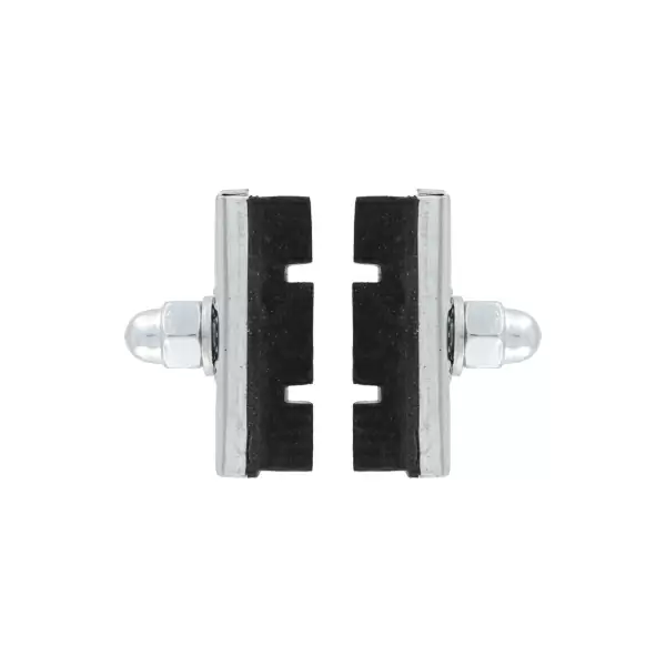 Pair of serrated sport brake pads 40mm 2 pcs - image
