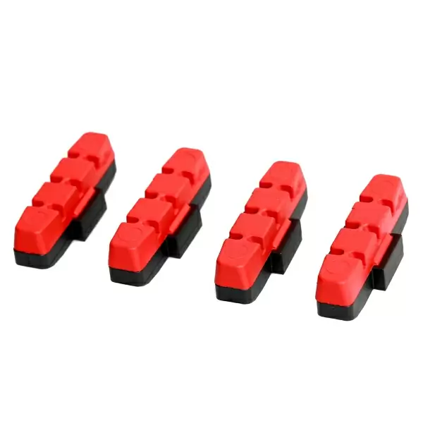 Conjunto de pastilhas de freio 2 pares para HS11 / HS22 / HS33 R vermelho #1