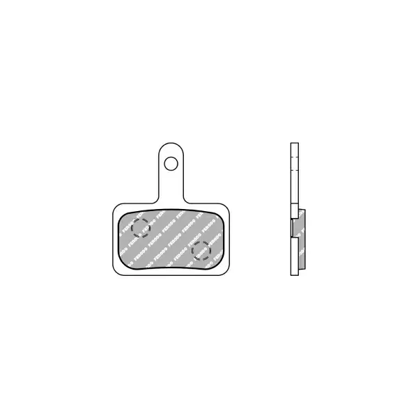 Pastiglie freno SHIMANO DEORE BR M575 Organica road 1 set - image