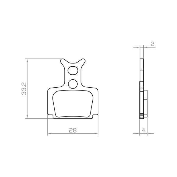 Coppia pastiglie freno e-Bike Formula Cura