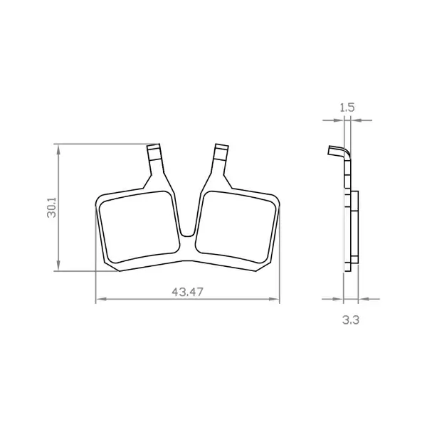 Coppia pastiglie freno e-Bike Magura MT5 - image