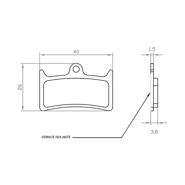 Par de pastillas de freno para e-Bike Hope V4 - image