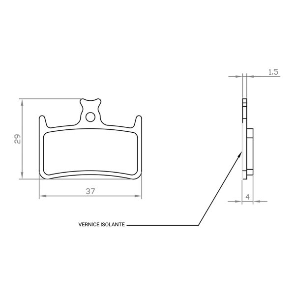 Par de pastillas de freno Hope E4 e-Bike