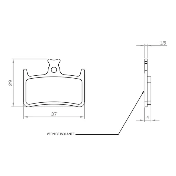 Par de pastillas de freno Hope E4 e-Bike - image