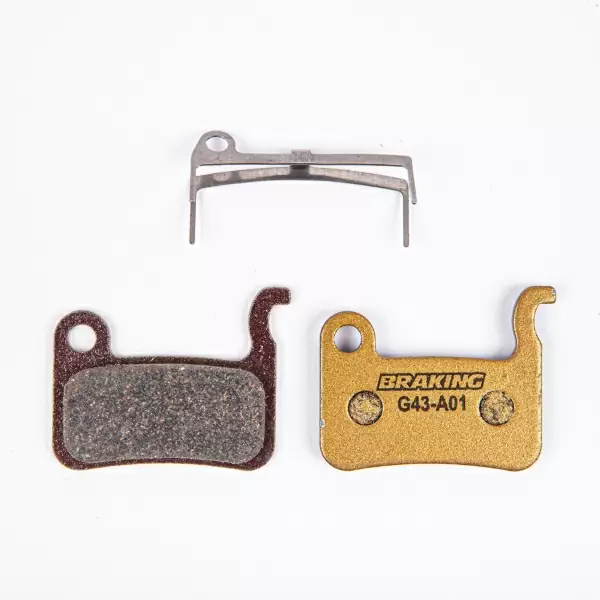 Almofadas metálicas de carbono p20 para shimano xtr/xt/lx/deore #1