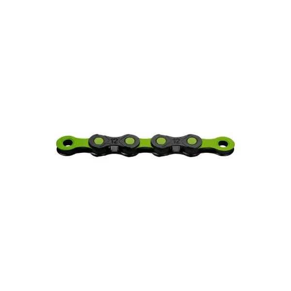 Catena Cerata DLC12 WAXED 12v 126 Maglie Nero/Verde #1