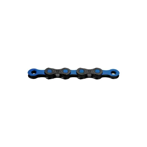 Catena Cerata DLC12 WAXED 12v 126 Maglie Nero/Blu #1