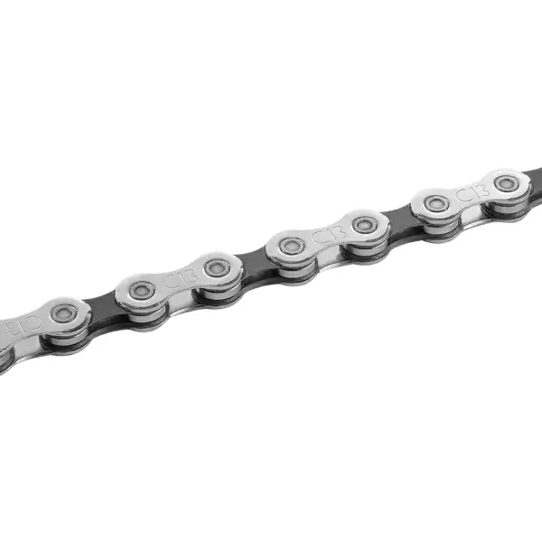 Cadena EKAR 13V 123 eslabones gris plateado con eslabón faltante - image