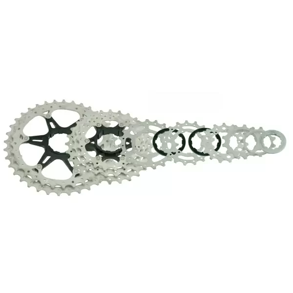 MS3 TAX Wide Ratio 10-speed cassette 11-40T Shimano HG compatible silver #1