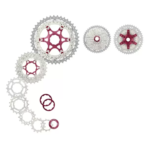 MX8 EAY Wide Ratio 11-speed cassette 11-42T Shimano HG compatible black #1