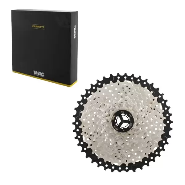 MTB Cassette Piñones 11v 11-46T Shimano HG Cuerpo de rueda libre Plata #1