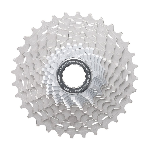 Pignon cassette SUPER RECORD 12v 11-34T argent N3W compatible avec les engrenages RD20